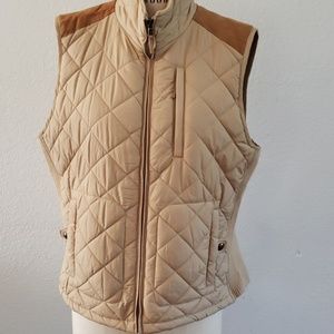 Lauren Ralph Lauren Puffer Suede Vest XL